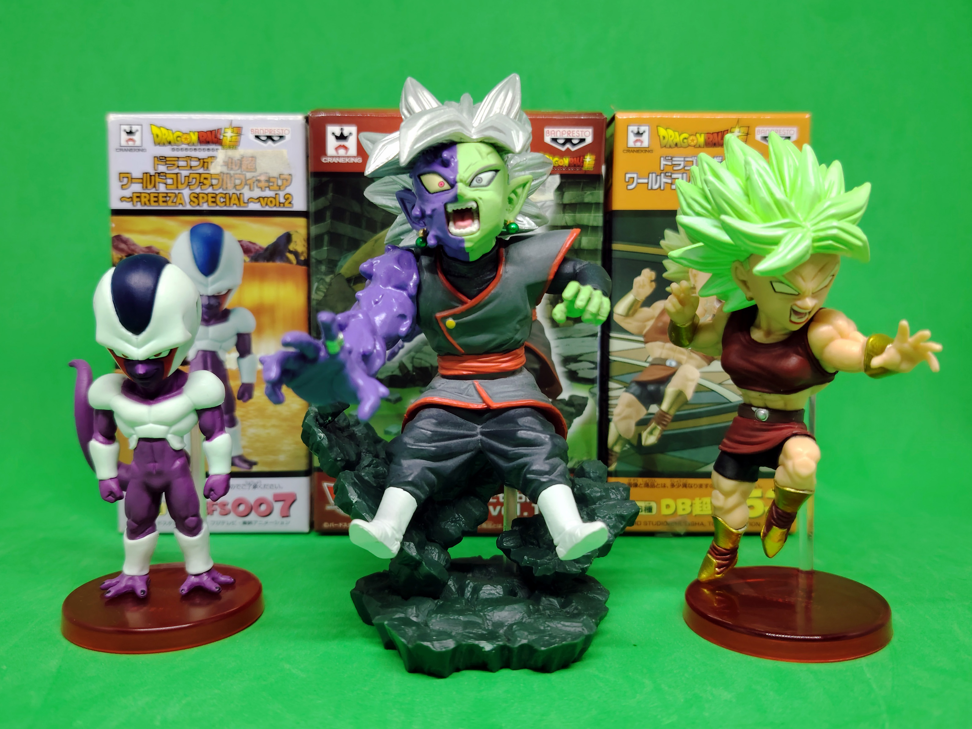 Set of 3 Dragon Ball Super WCF/WCD figures (2015- 2018)