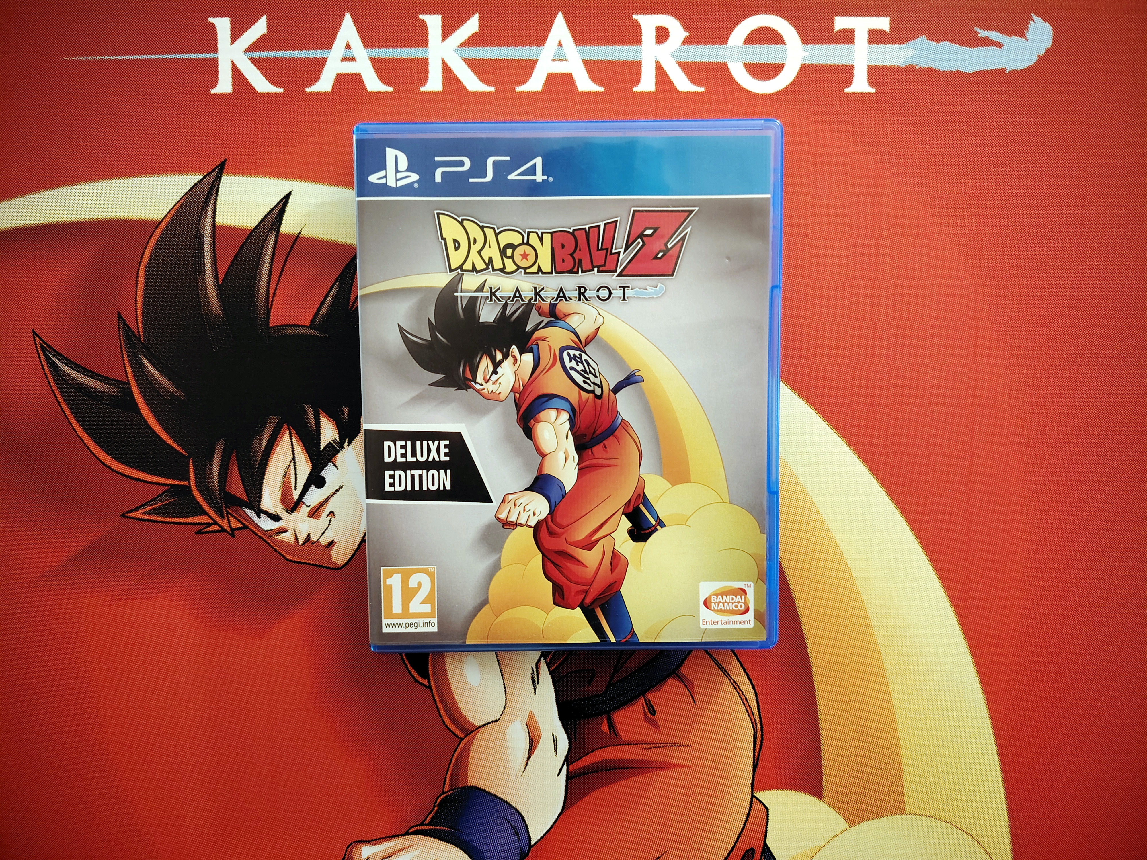 Dragon Ball Z Kakarot Micromania promotionnal standing + Kakarot (PS4) video game (2020)